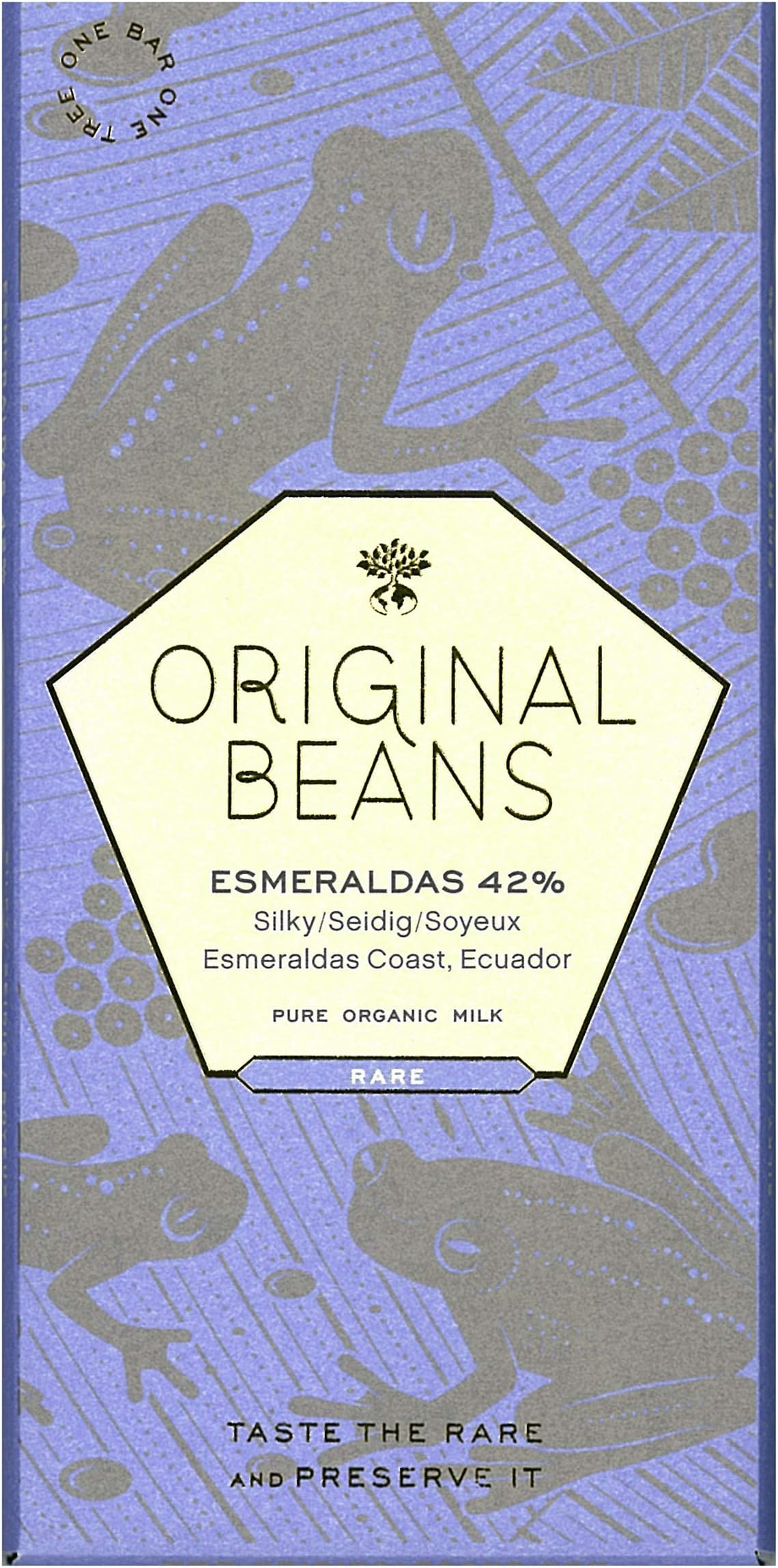 Original Beans, Esmeraldas Milk & sea Salt Chocolate bar