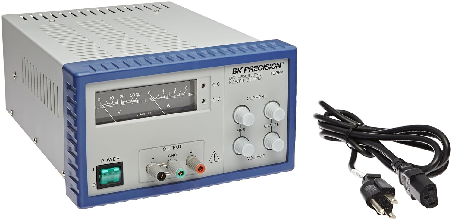 B&K Precision 1621A Single Output DC Power Supplies, Digital Display, 18V,  5A: Science Lab Power Supply Units: Amazon.com: Industrial & Scientific