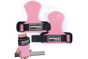 SERICHAMK Wrist Straps for Weightlifting with Wrist Wraps,Leather Weight Lifting Wrist Wraps Grip Assistance Deadlift Straps Workout Gym Straps for Men and Women