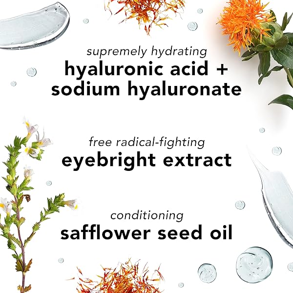 MARIO BADESCU HYALURONIC EYE CREAM ANTI AGING FOR ALL SKIN TYPES, UNDER EYE CREAM FOR DARK CIRCLES AND PUFFINESS, FORMULATED WITH HYALURONIC ACID & GLYCERIN, 0.5 OUNCE