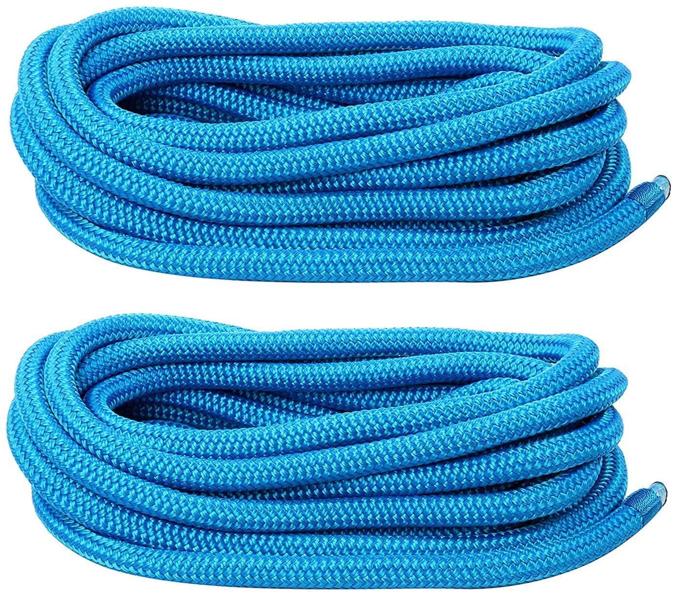FreeTec 2-Piece Boat Fender Line Nylon Docking Line Mooring Line Fender Rope with Eye 12 mm Diameter 6 m Blue