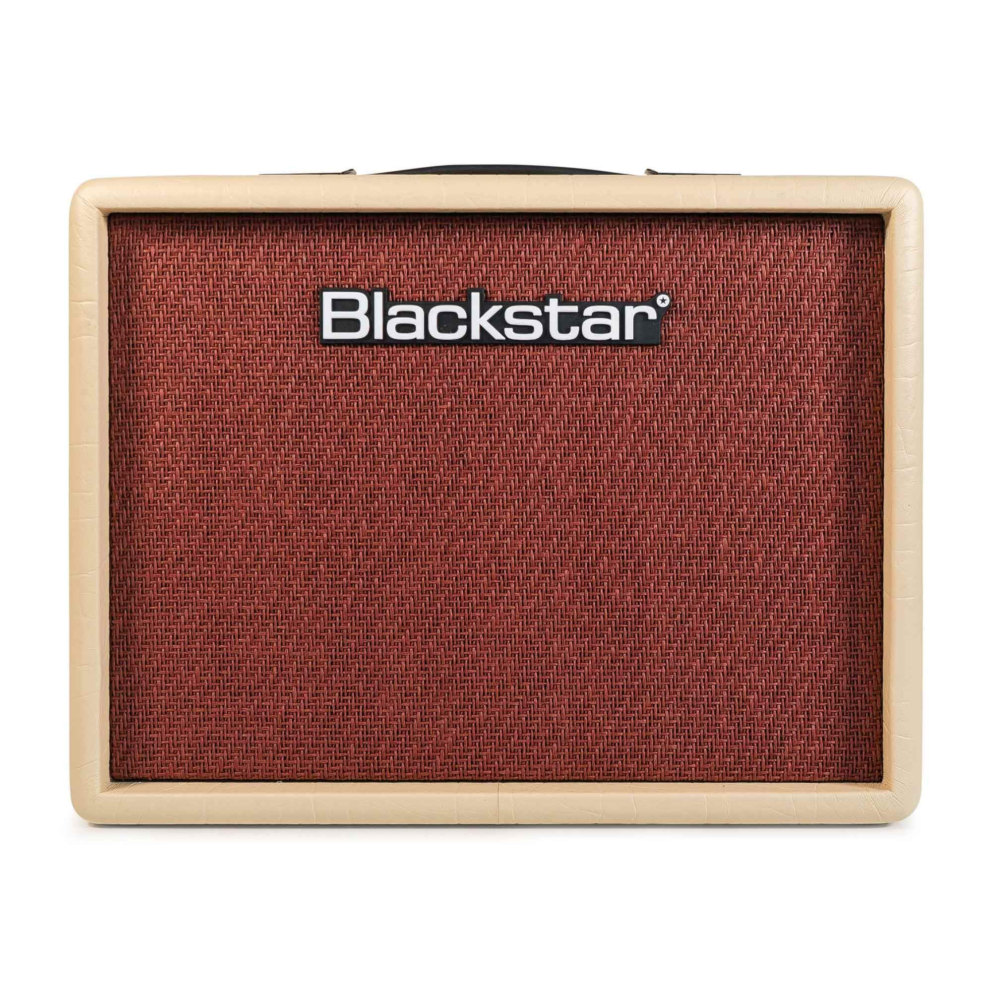 Blackstar Debut 15E Beginners Practice Electric Guitar Amplifier Combo With Delay Effect 15 Watt Headphone Input/Line In MP3 Playback (Beige)