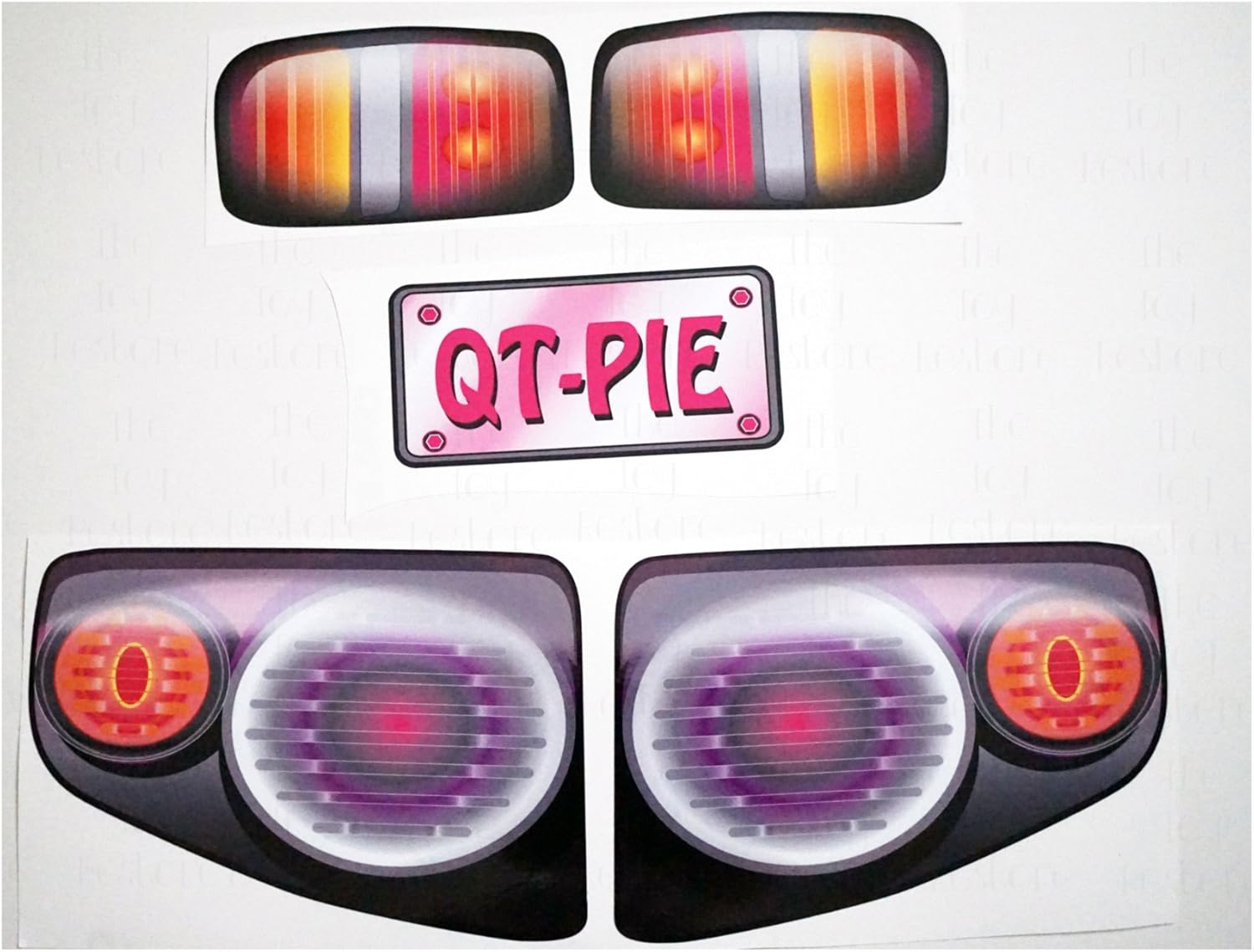 little tikes lightning mcqueen bed replacement stickers