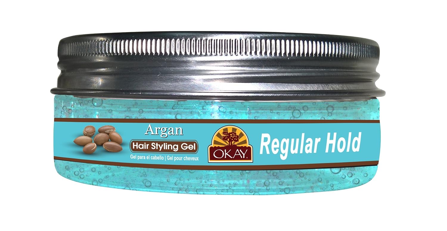 Amazon Com Okay Argan Hair Styling Gel For All Hair Types
