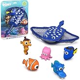 SwimWays Disney&rsquo;s Finding Dory Mr. Ray&rsquo;s Dive and Catch Game for Ages 5+ | Weighted Waterproof Figurines Sink and Encourage Active Summer Play; Builds Swimming Confidence With Diving Games and Races