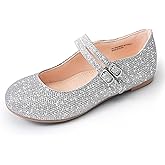 MIXIN Girls Dress Shoes Mary Jane Shoes for Girl Ballet Flats Back to School Princess Wedding Shoes