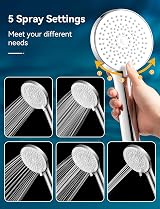 Magichome Shower Head and Hose 2M High Pressure 5 Modes Universal view 4