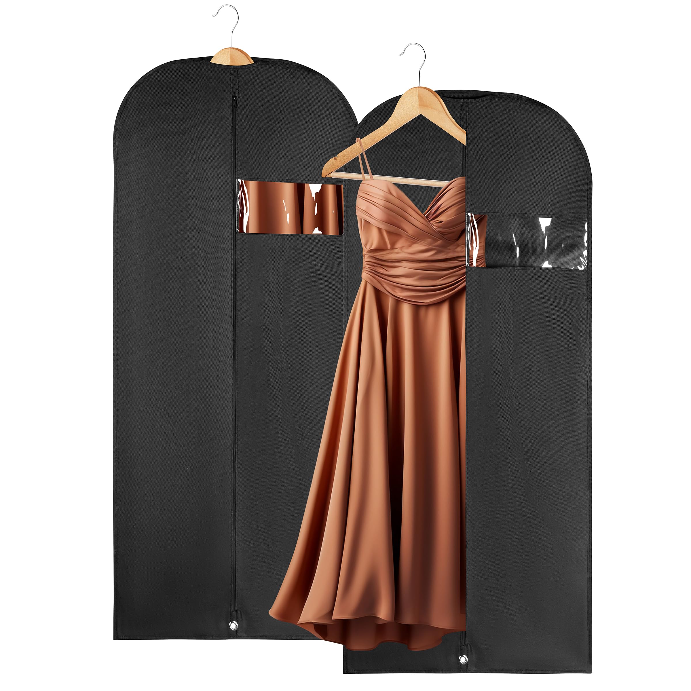 Fabric Garment Bag - Protect Your Clothing While Traveling and Dust Free While Hanging in Your Closet. These Garment Bags are Ideal for Coats, Suits,
