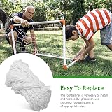 Cyrank Football Goal Net 24x8ft Replacement Soccer Net Training Net view 4