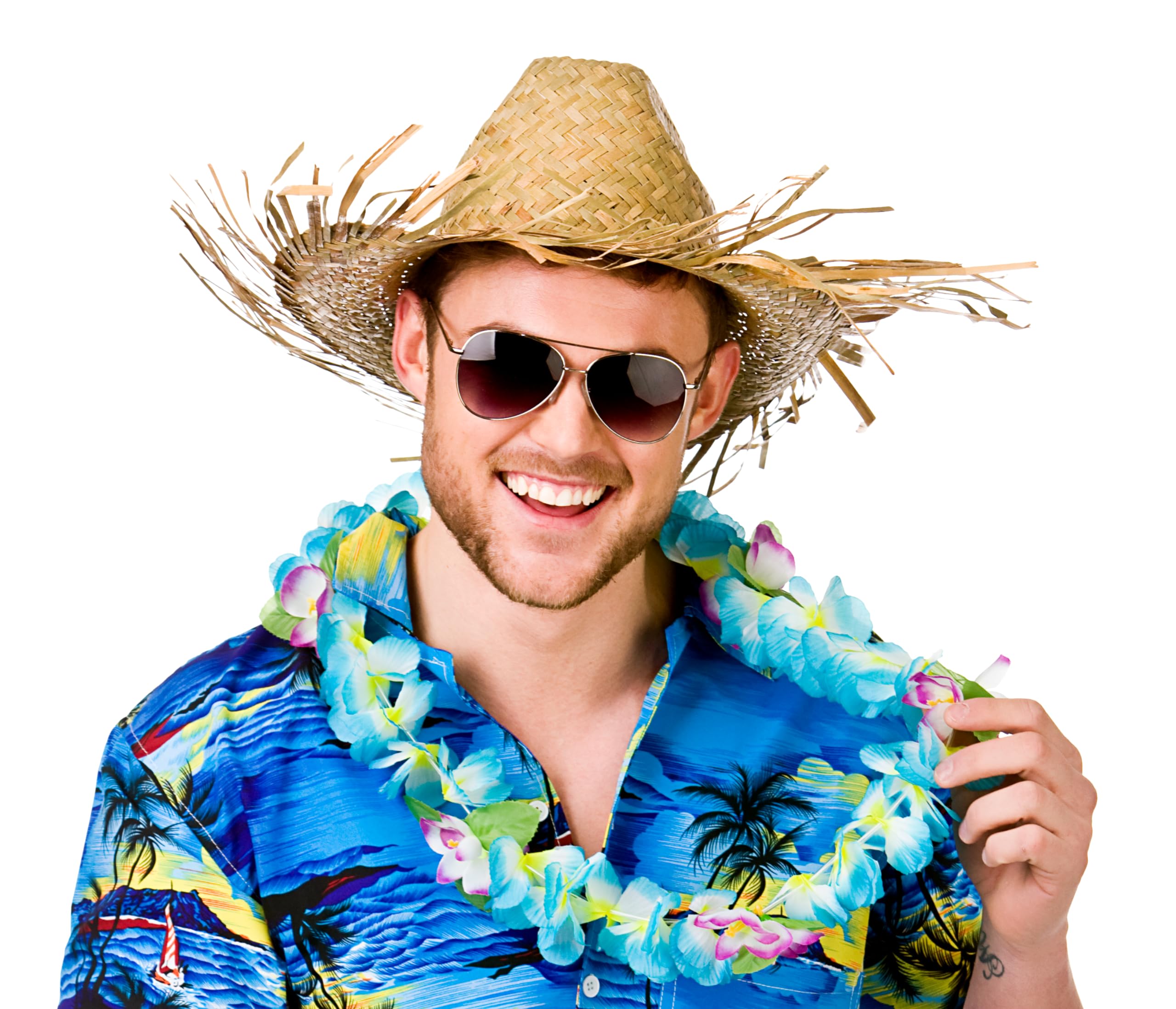 Wicked Costumes Hawaiian Beachcomber Fancy Dress Hat