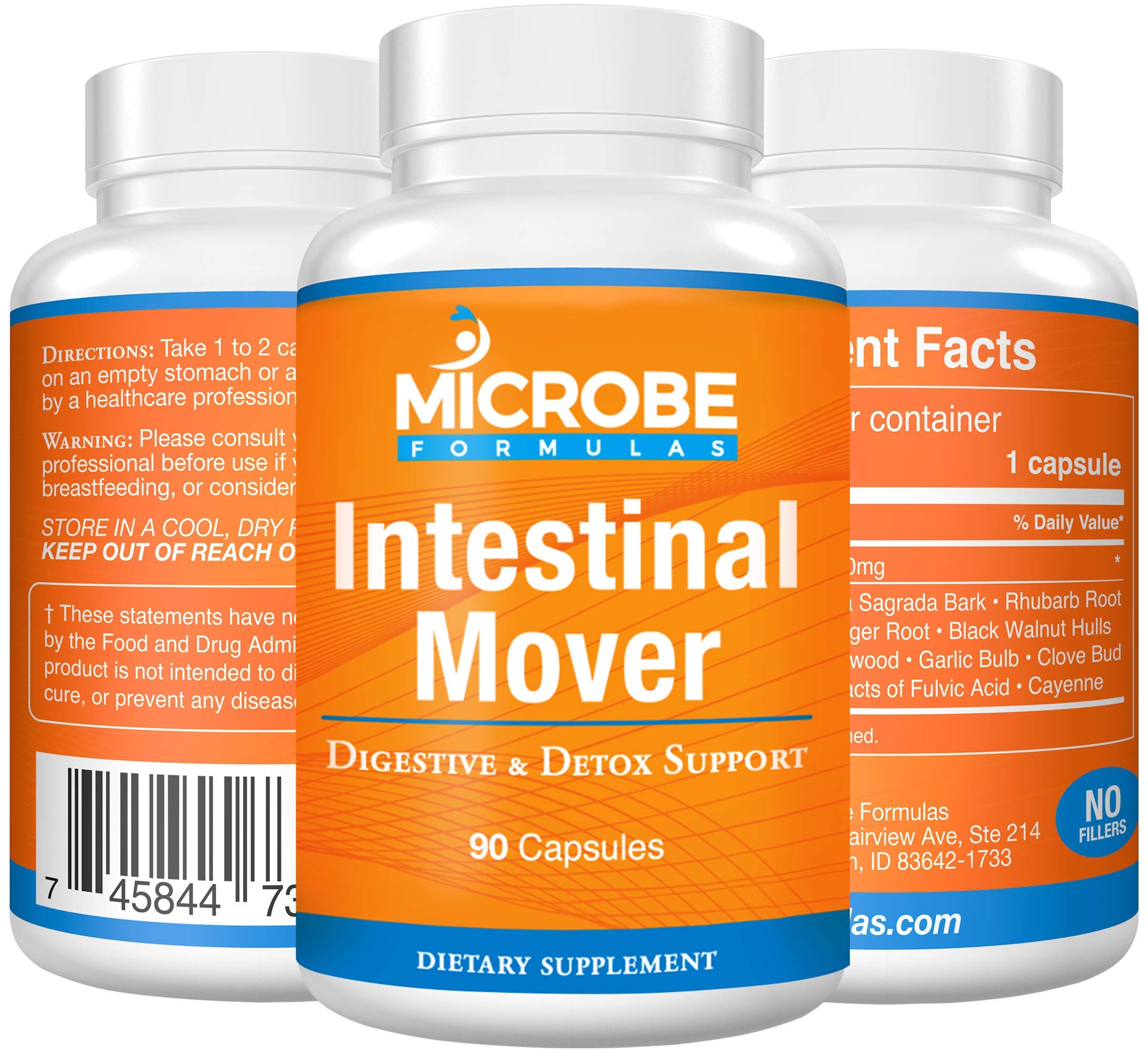 Microbe Formulas Constipation Relief Intestinal Mover 90 Capsules