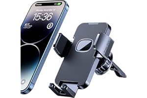 GUWEZ Car Phone Holder - Upgrade Clip Never Fall Air Vent Mount for iPhone Android Smartphone