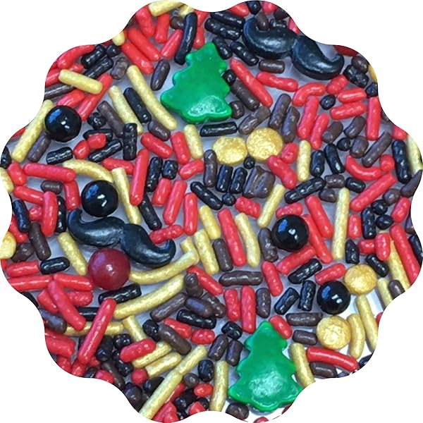COOL MOM SPRINKLES LUMBERJACK MUSTACHE SPRINKLES MEDLEY (8...