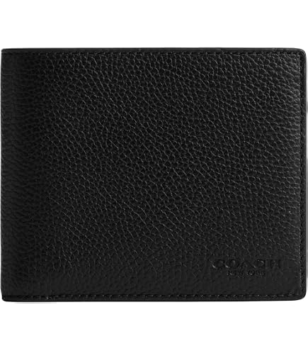 Amazon.com: Prada Black Vitello Micro Grain Leather Bifold Wallet