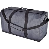 MZIPLINE XXL Extra Large Duffle Bag Water Resistant Sport Gym Overnight Weekender Bag,Holdall Travel Duffel Bag With Carbon Lining (Grey, Extra Large)