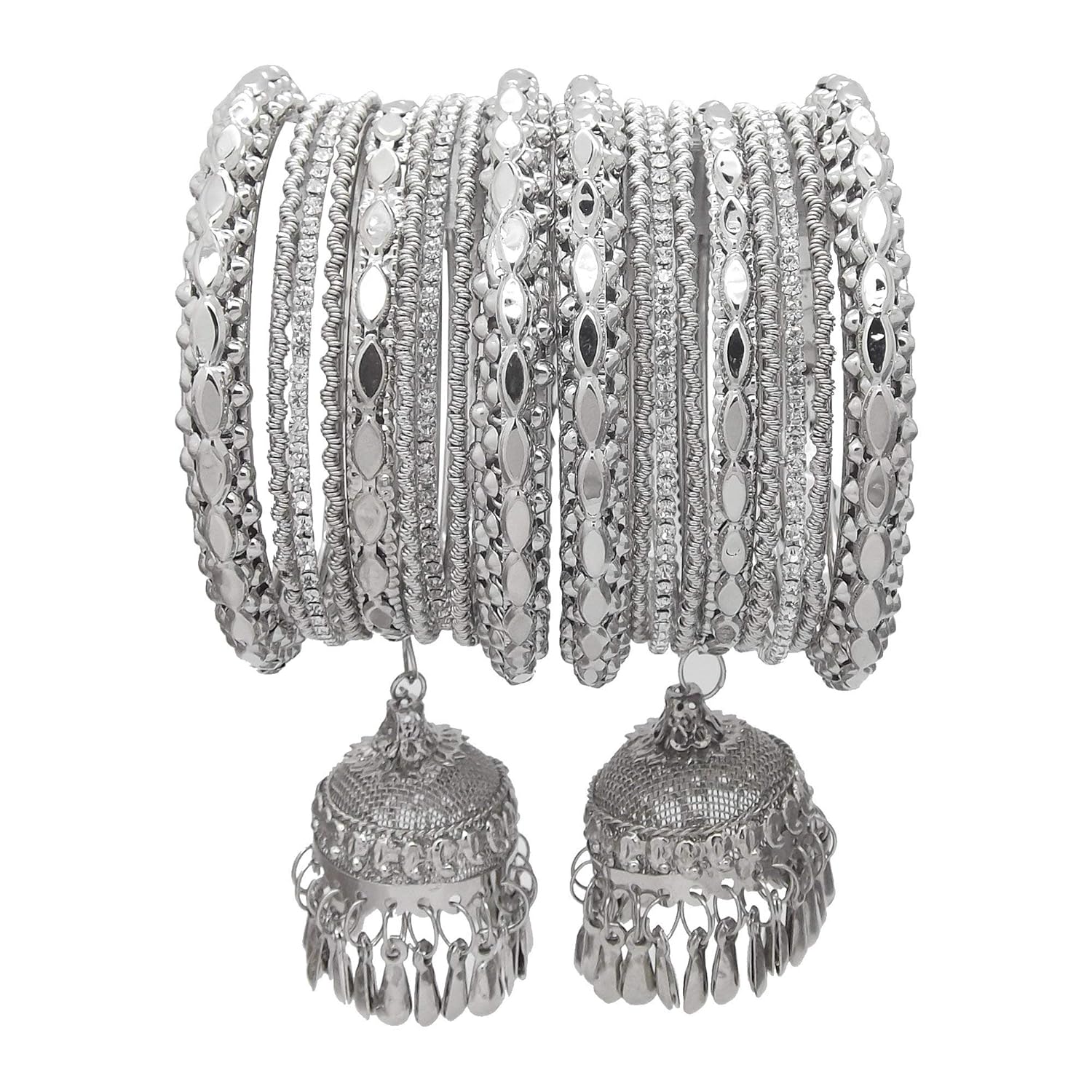 Silver latkan bangles Clearance