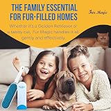 Fur Magic Pet Hair Remover Brush Auto-Clean Base White view 8