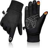 YANIKY Kids Winter Gloves Boys Girls,Anti-Slip Touchscreen Thermal Gloves for Running Cycling Outdoor Activities,Ages 4-12