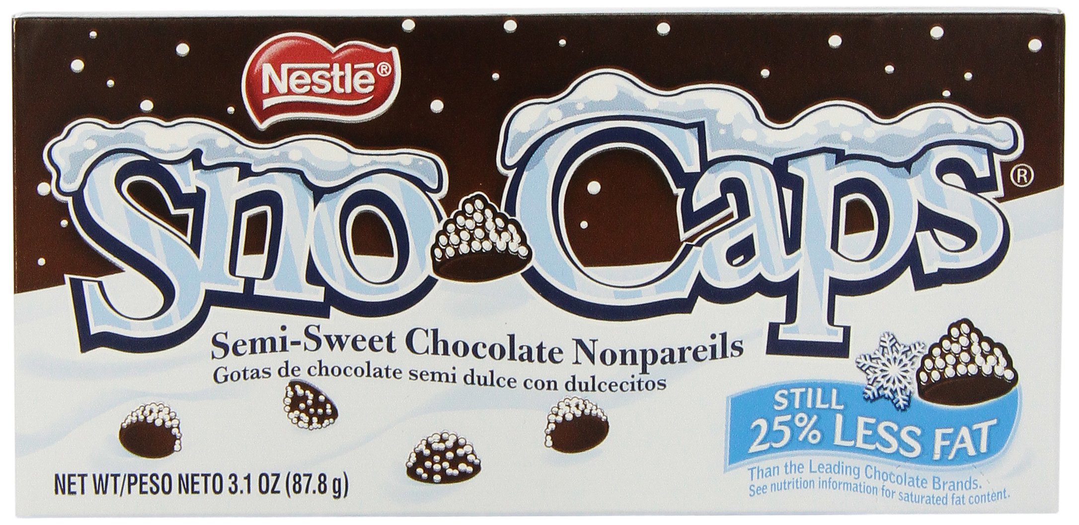 Nestle SnoCaps Concession Box, 3.1Ounce (Pack of 18