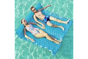 Jasonwell Floating Mat Pool Floats - Giant Inflatable Pool Float Lake Raft Lounge Floating Water Mat for Swimming Pool Floati