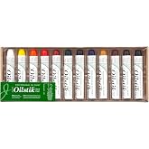 Jack Richeson 121502 Shiva Oil Paintstik, Professional Colors, Set of 12