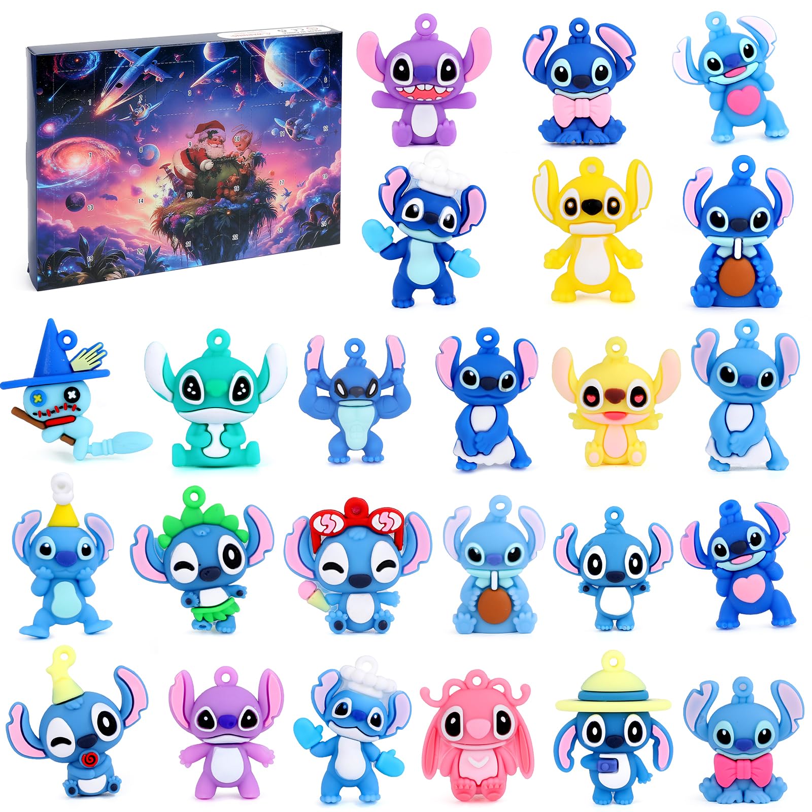 Photo 1 of ?Advent Calendar 2025 Christmas Countdown - 24 Collectible Doll Figures Holiday Gift for Kids & Adults, Christmas Tree Ornaments with Surprise Toys, Festive Decorations for Family Vacation?