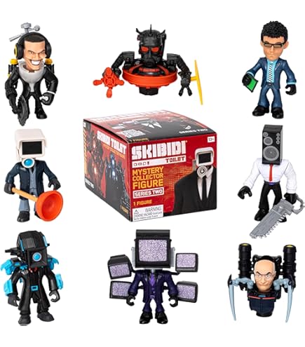 Skibidi Toilet Mystery Figures - Collectible Figures, Officially