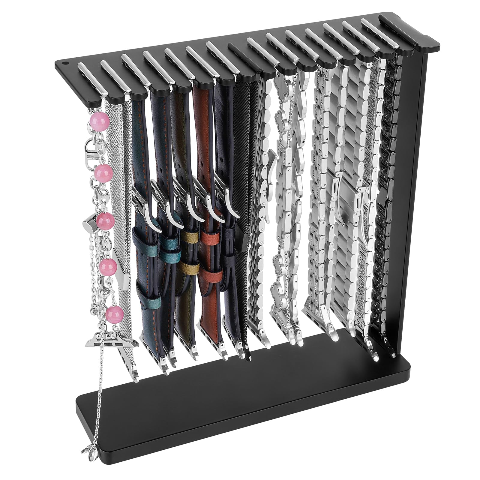 Photo 1 of SUJOER Watch Band Holder Organizer for Apple Watch, Smart Strap Silicon Rack, Groove Display for Apple Watch, Iwatch Band