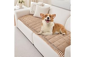 PHOPHO Couch Cover for Dogs Washable, Sofa Cover Protector for l Shape, Non Slip Dog Blanket Cover, Friendly Pet Mat Bed for Outdoor, Soft, 27.6" x 70.86"