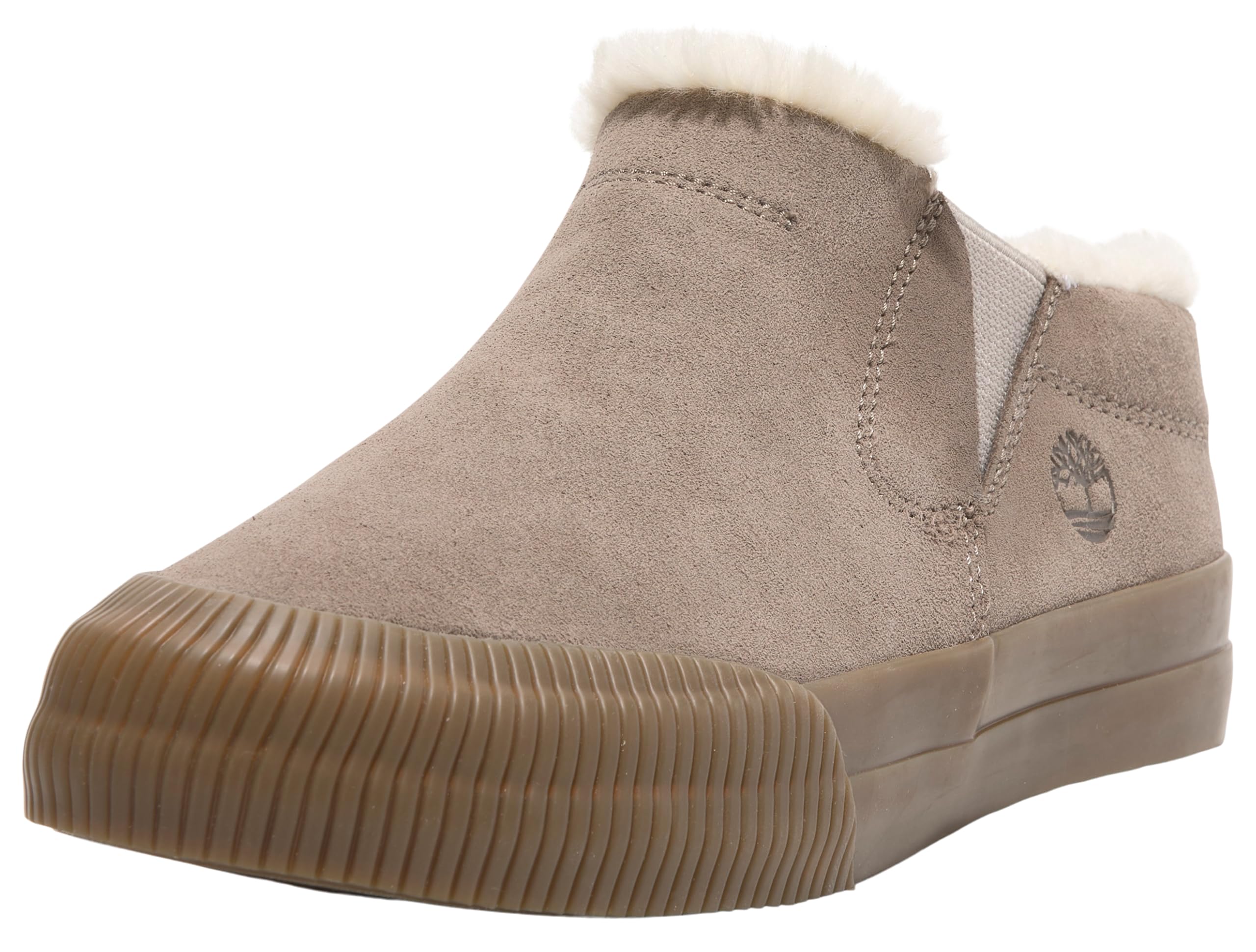 Timberland Women’s Skyla Bay 2.0 Low Warm Lined Sneaker, Taupe Suede, 8 Medium