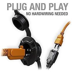 NOCO GCP1 15A AC Port Plug, 125V Power Inlet