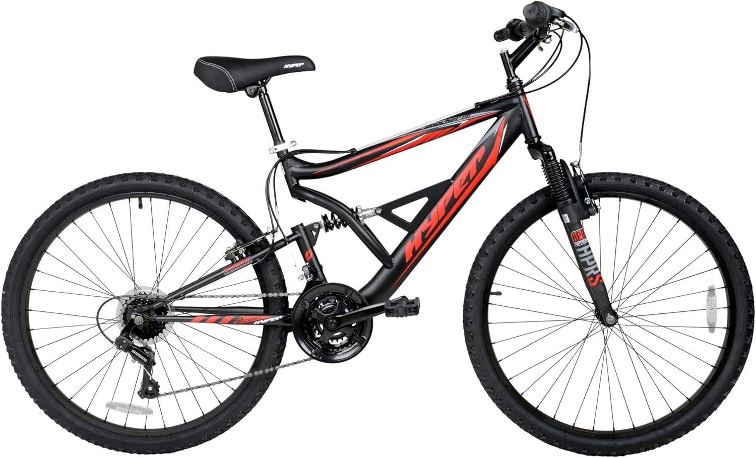 hyper extension dual suspension 66cm mountain bike