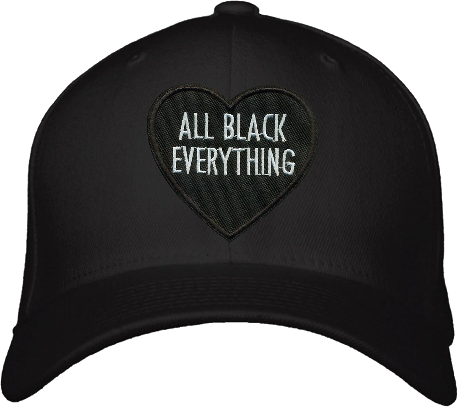all black adjustable hat