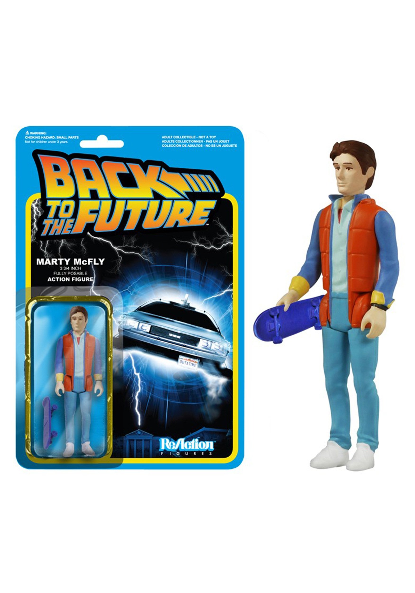 Funko Marty McFly (Back to the Future) ReAction Figure 3 3/4 Inch