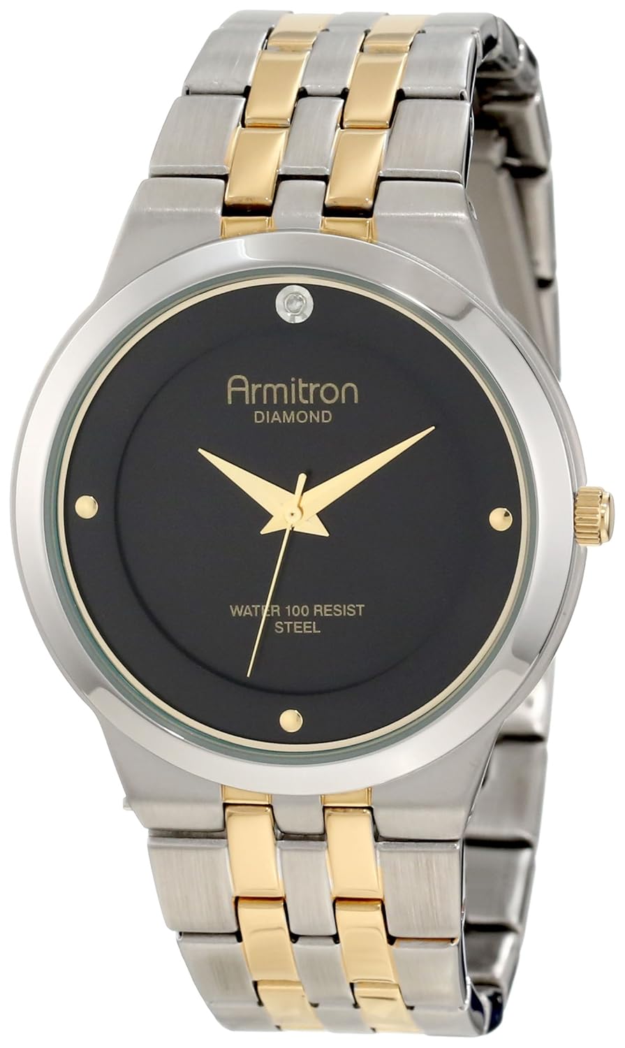 armitron diamond mens watch