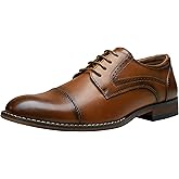 Vostey Men's Dress Shoes Classic Wingtip Brogue Men Oxfords