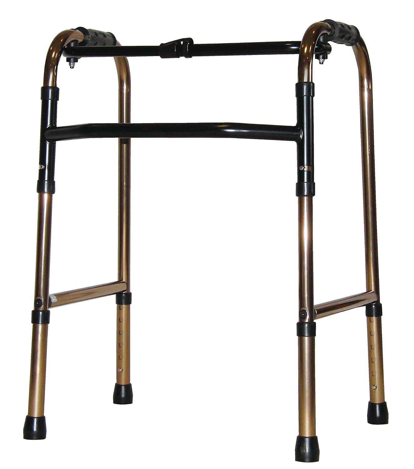 標準タイプ ブロンズ ブロンズ C21 非課税 アクションジャパン ブロンズ B00ubb1ed0 折りたたみ式立ち上がり歩行器 歩行器 当店在庫してます