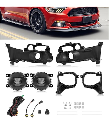 Left Side Fog Light Cover For 2015-2018 Ford Focus | Textured Black, No Light Hole