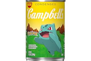 CAMPBELL'S Campbell’s Condensed Kids Soup, Pokemon Shaped Pasta With Chicken in Chicken Broth, 10.5 oz Can