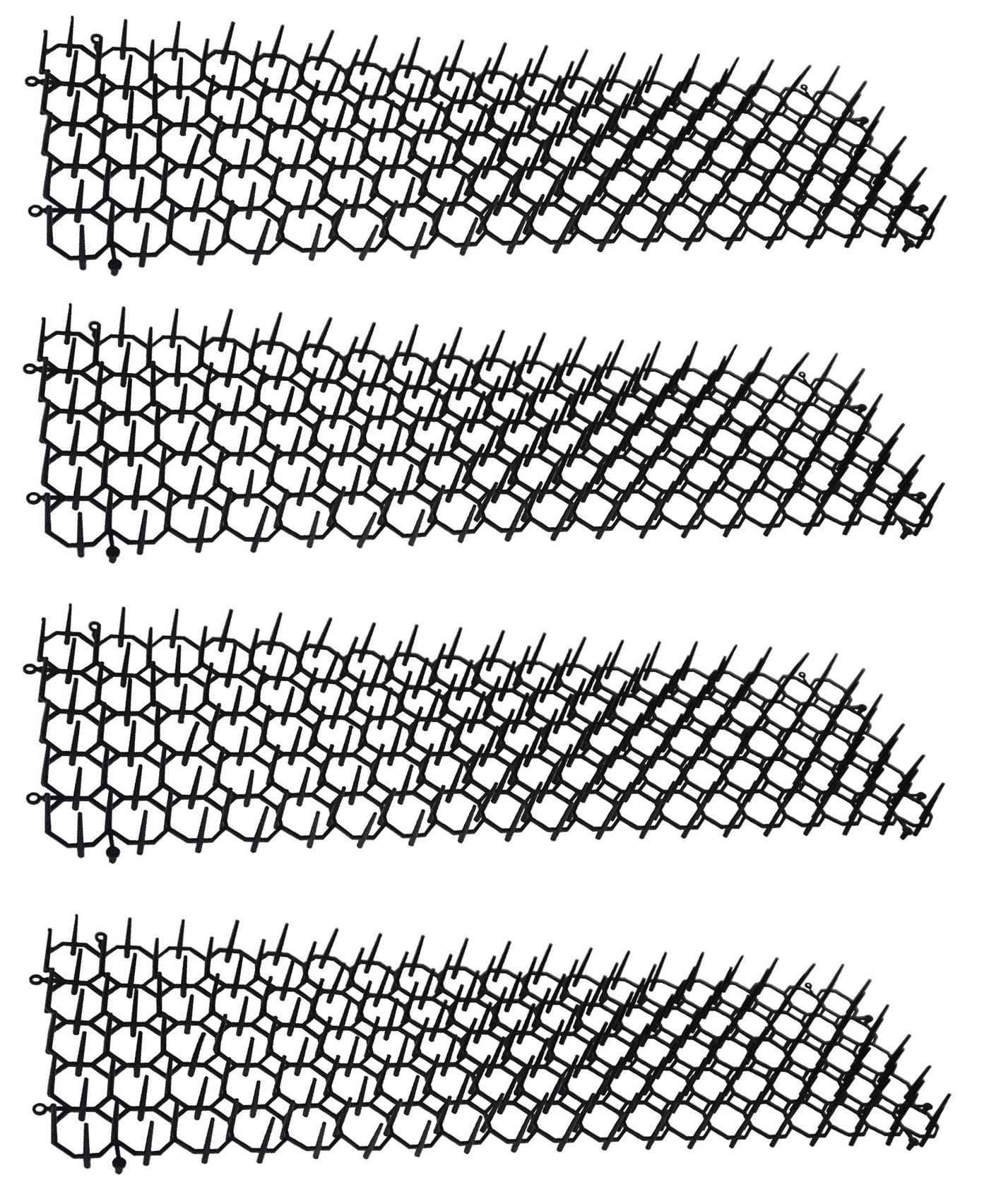 Animal Repellent Mat, Thorn Grid, Marten Protection, Cat Repellent, Approx. 49 x 14 cm, Animal Repellent, Spikes, Thorn Mat, Animal Barrier Protection