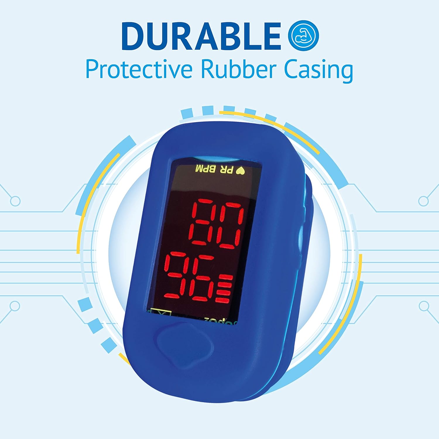 OxyWatch Fingertip Pulse Oximeter, Blue - Image 5