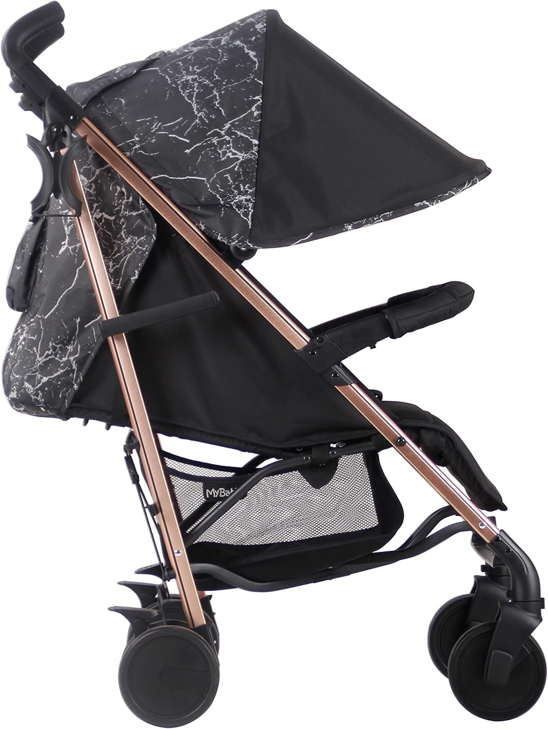 My Babiie Dreamiie by Samantha Faiers MB51 Black Marble Stroller, High