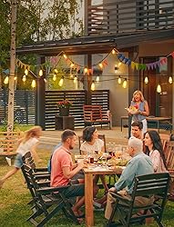 Larkvue 25FT Outdoor String Lights, Patio Lights