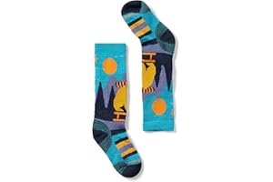Smartwool Unisex Kids Kids' Ski Light Cushion Sleigh Bear Over the Calf Socks (Toddler/Little Kid/Big Kid)