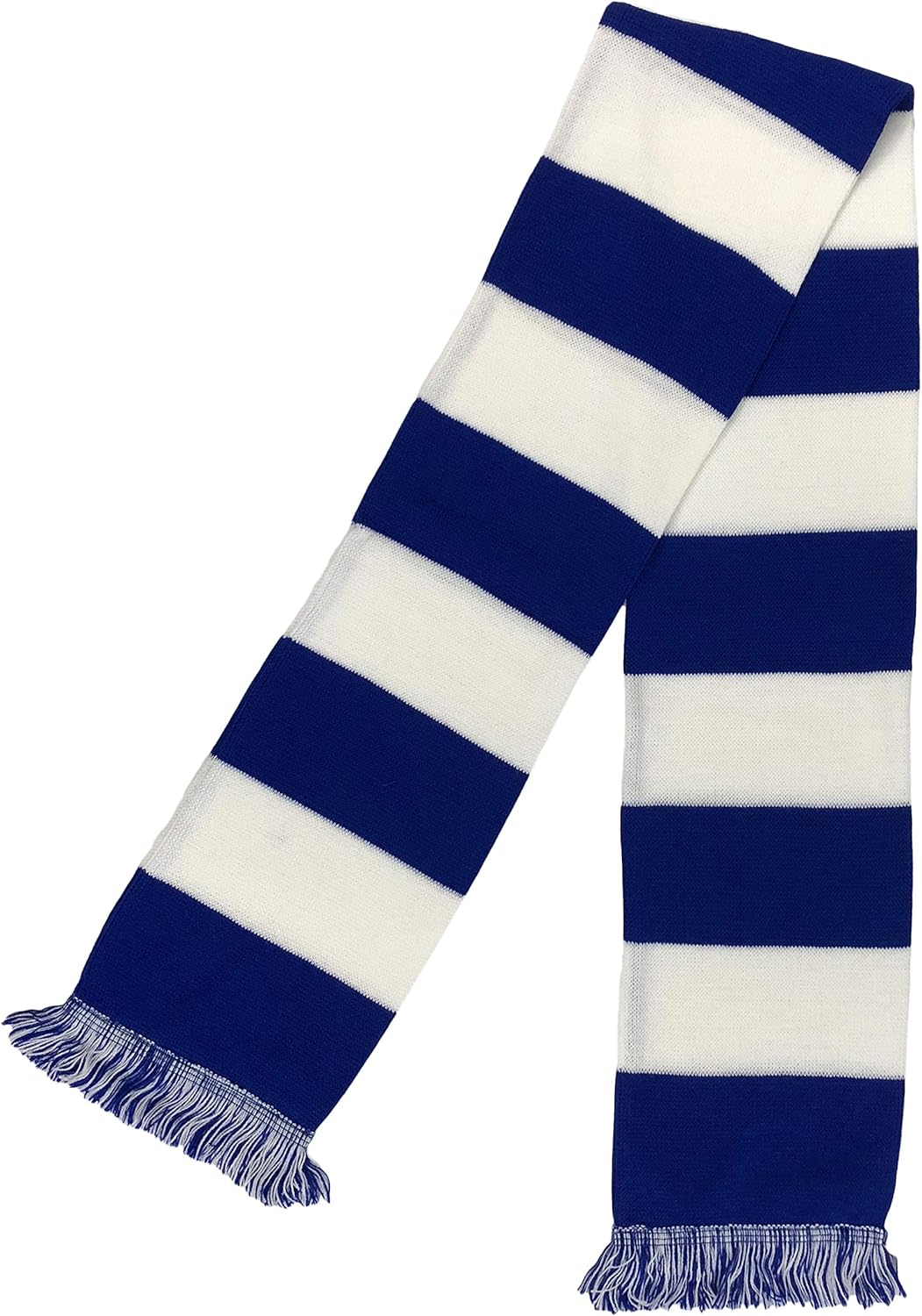 Ruffneck Scarves Blue and White Bar Scarf Sports & Outdoors