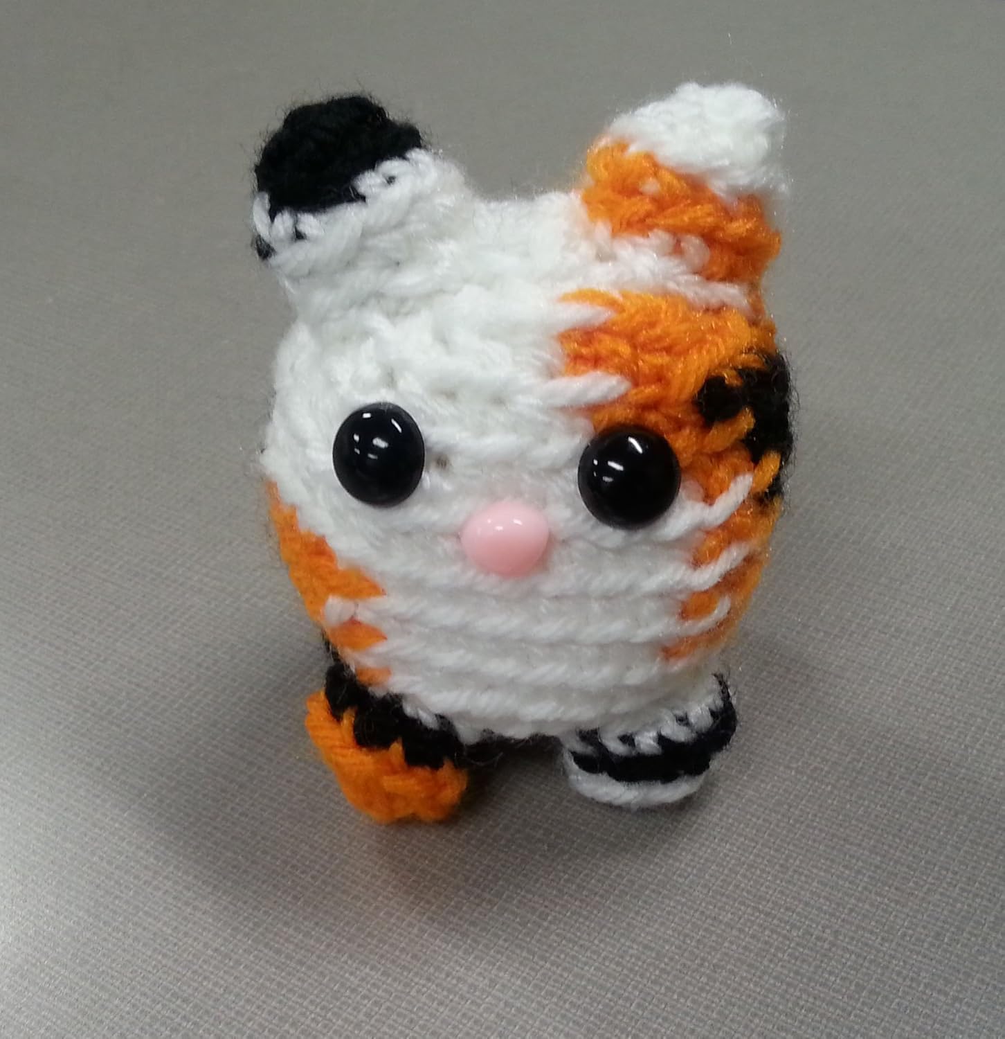 crochet stuffed cat