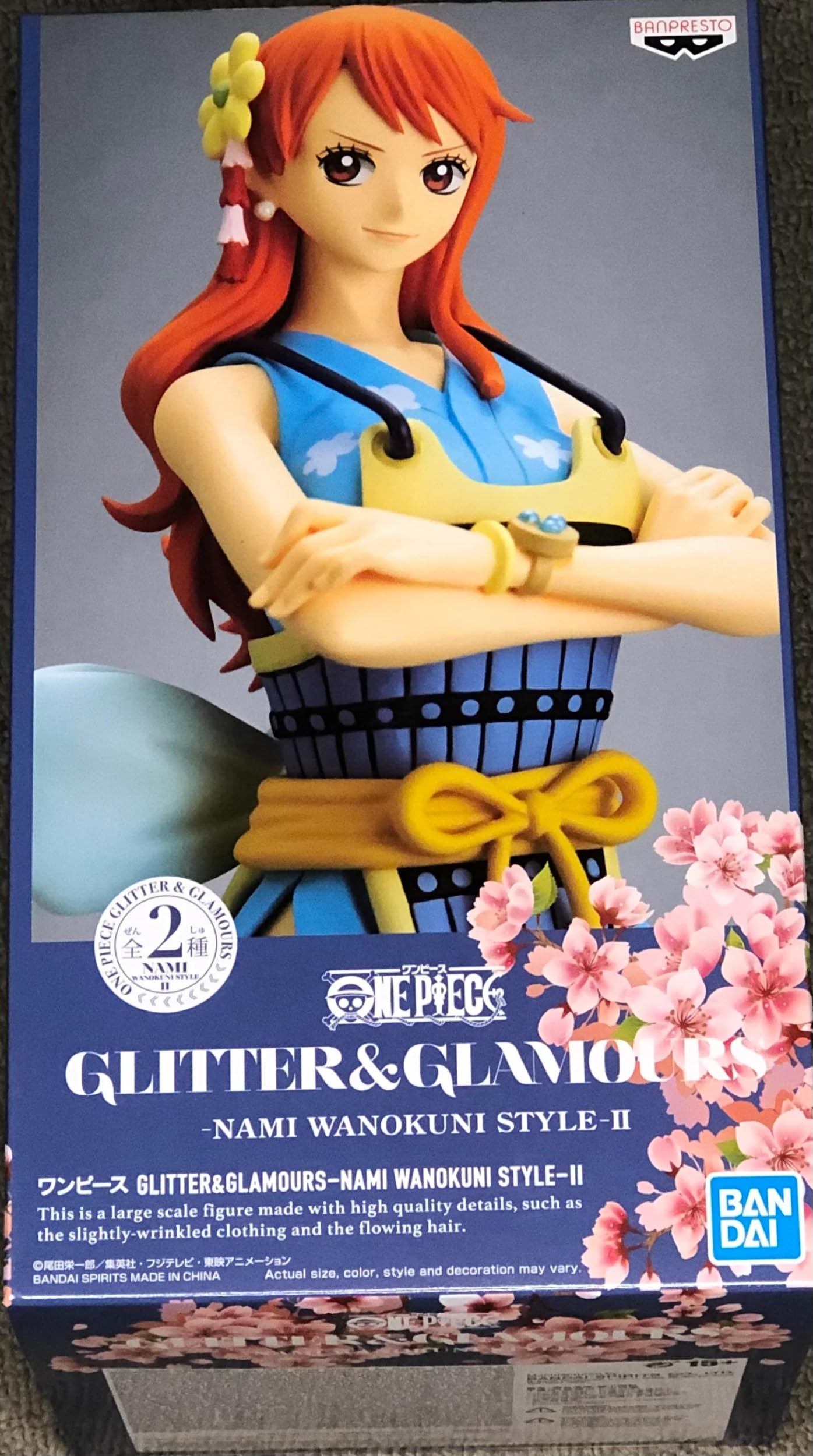 BANPRESTO - One Piece Glitter & Glamours - Nami Wanokuni II Version B Statue
