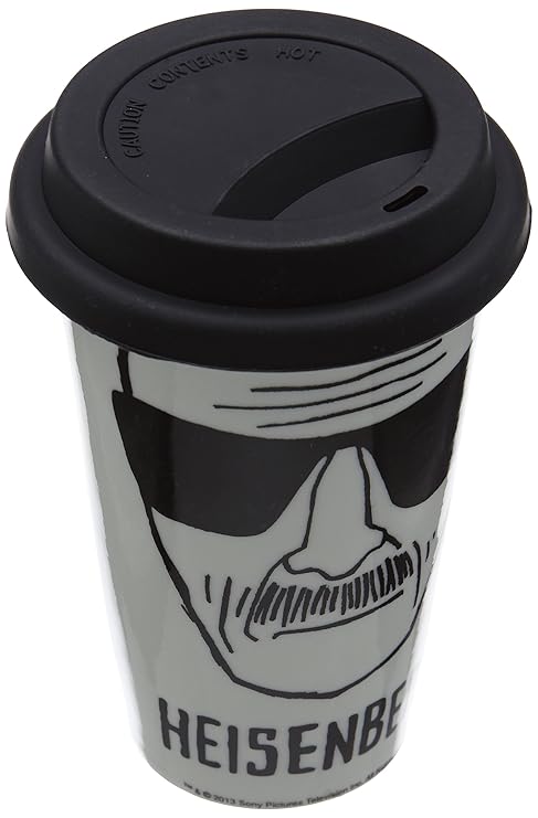 Breaking Bad Heisenberg To Go Tasse (Weiß/Schwarz)