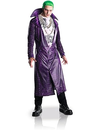 KULTFAKTOR GmbH Suicide Squad Joker-Kostüm Lizenzware lila M / L