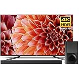 Sony XBR65X900F 65-Inch 4K Ultra HD Smart LED TV and X9000F 2.1ch Soundbar with Dolby Atmos and Wireless Subwoofer